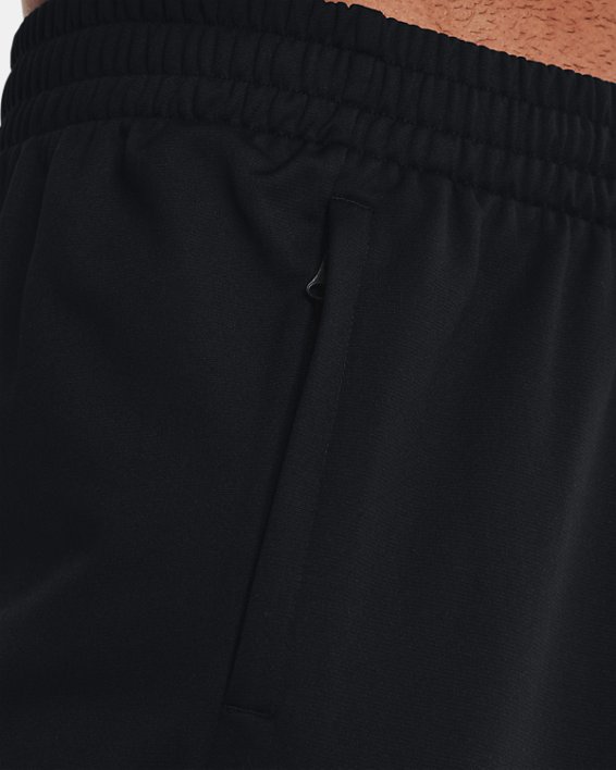 Men's UA Tricot Track Pants, Black, pdpMainDesktop image number 3
